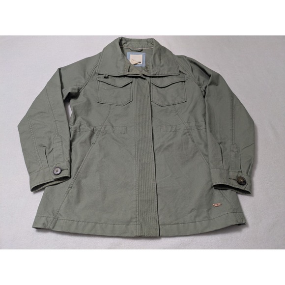 Levi's Jackets & Blazers - Levis Jacket Womens Small Olive Green Utility Military Pocket Utility Field Coat